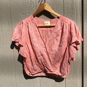 Anthro Maeve Crop Top